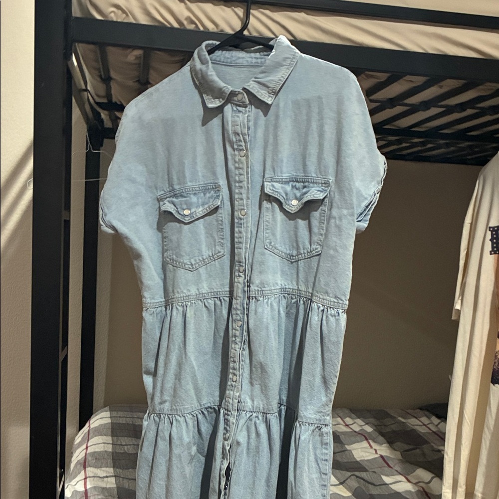Light Blue Denim Dress